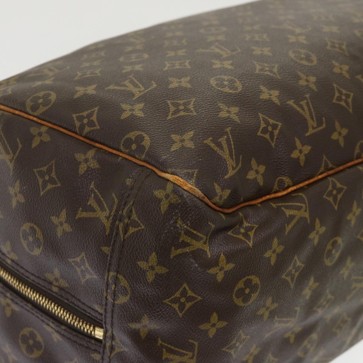 LOUIS VUITTON Monogram Sac Plein Air Long Boston Bag M41440 LV Auth 47121