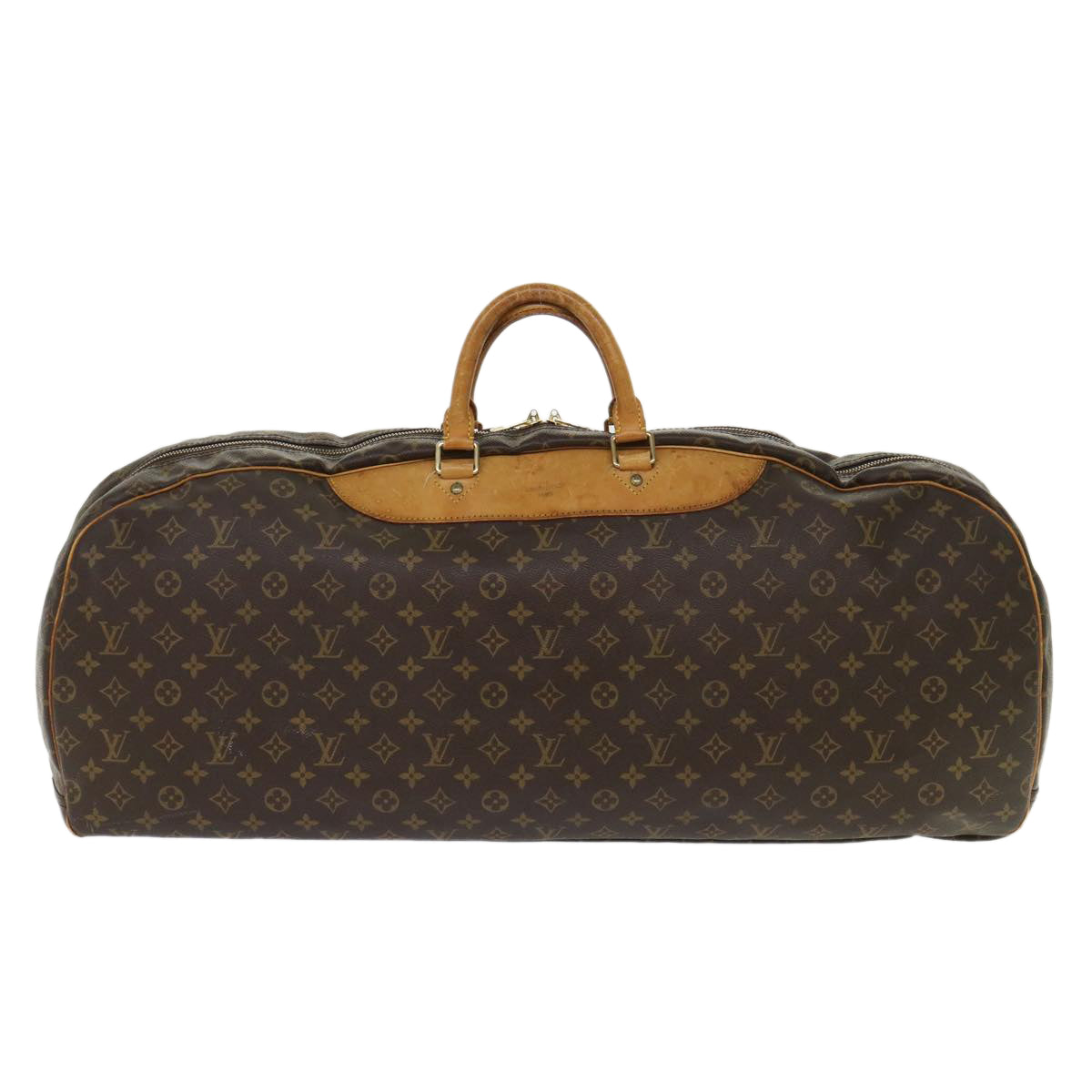 LOUIS VUITTON Monogram Sac Plein Air Long Boston Bag M41440 LV Auth 47121