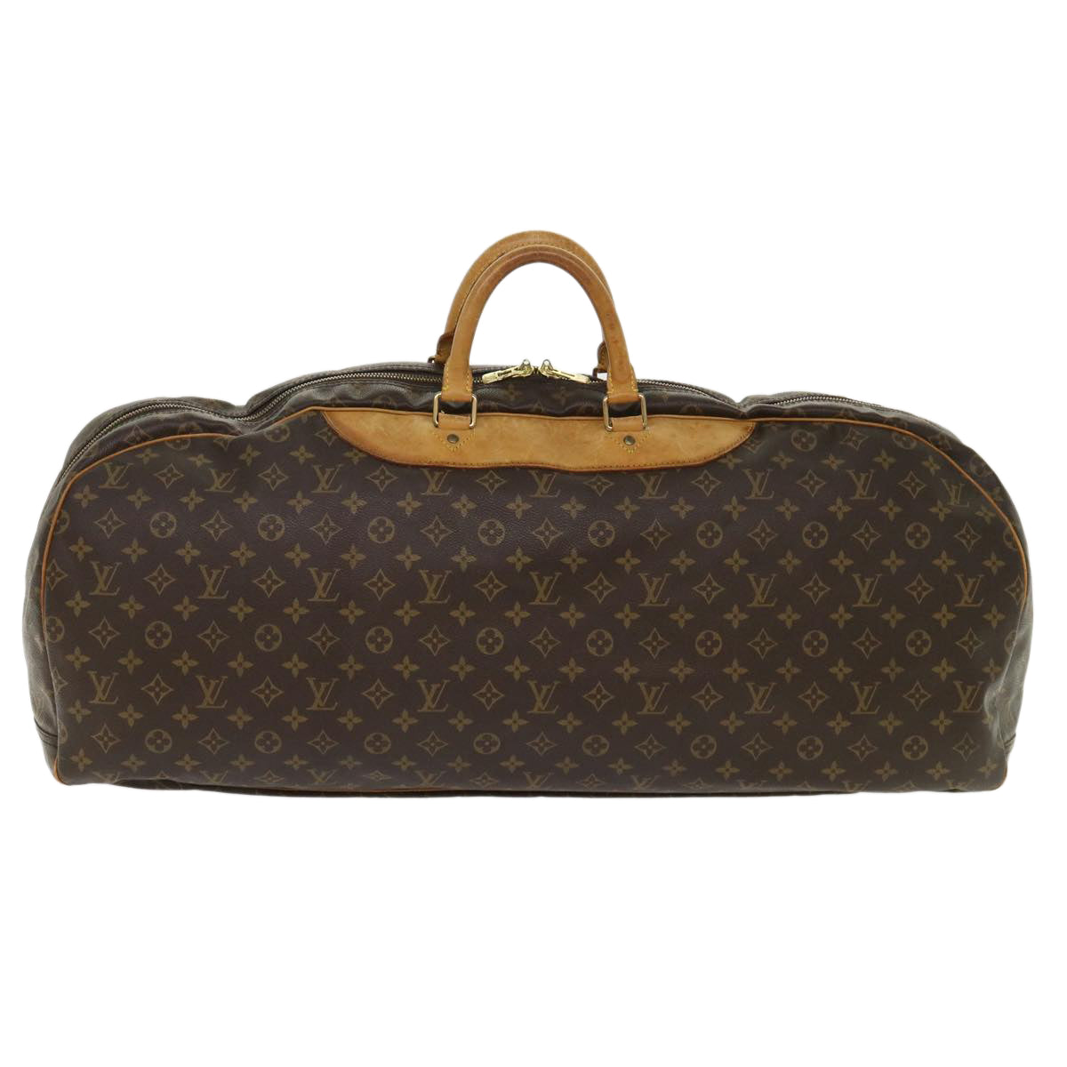 LOUIS VUITTON Monogram Sac Plein Air Long Boston Bag M41440 LV Auth 47121