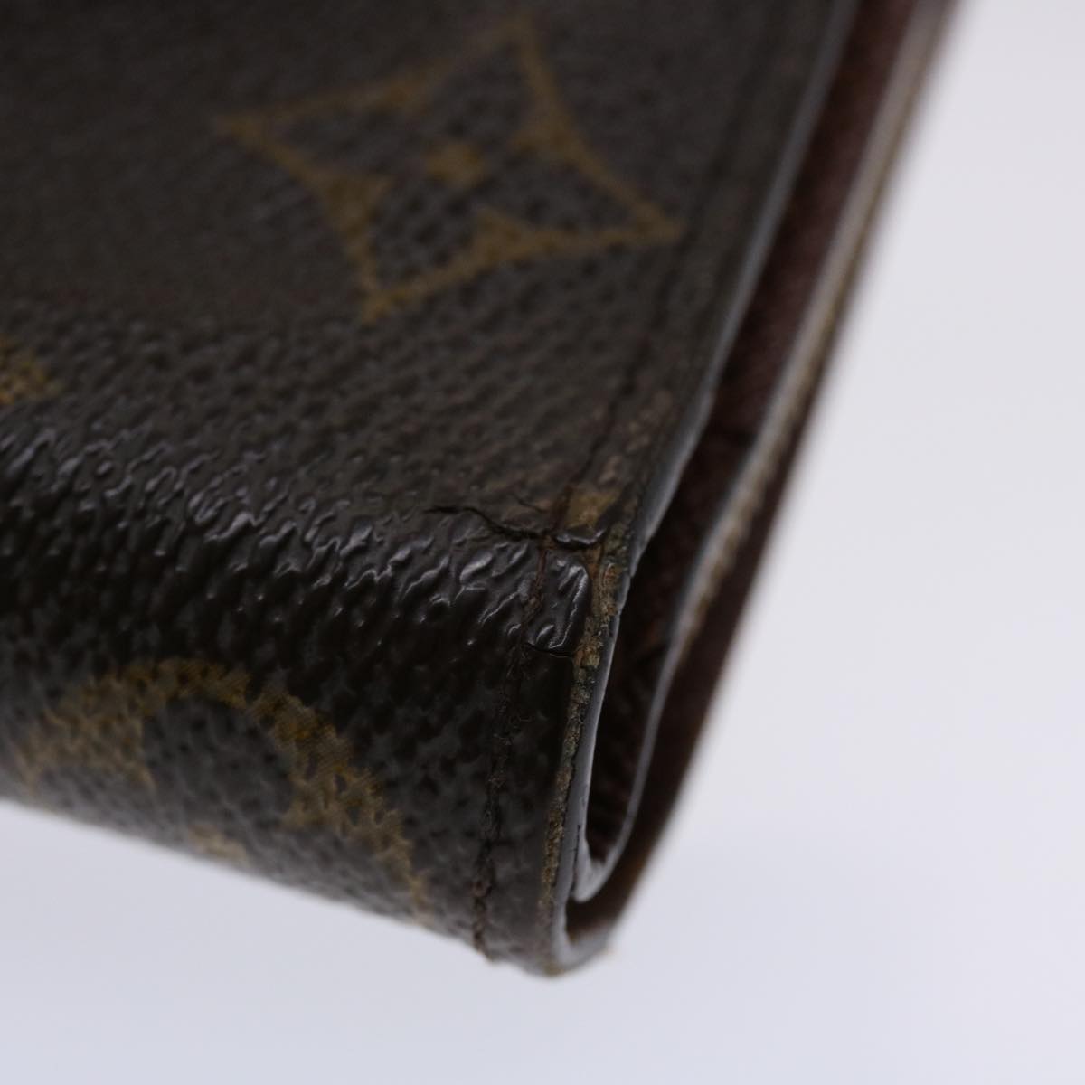 LOUIS VUITTON Monogram Compact Zip Wallet M61667 LV Auth 47161