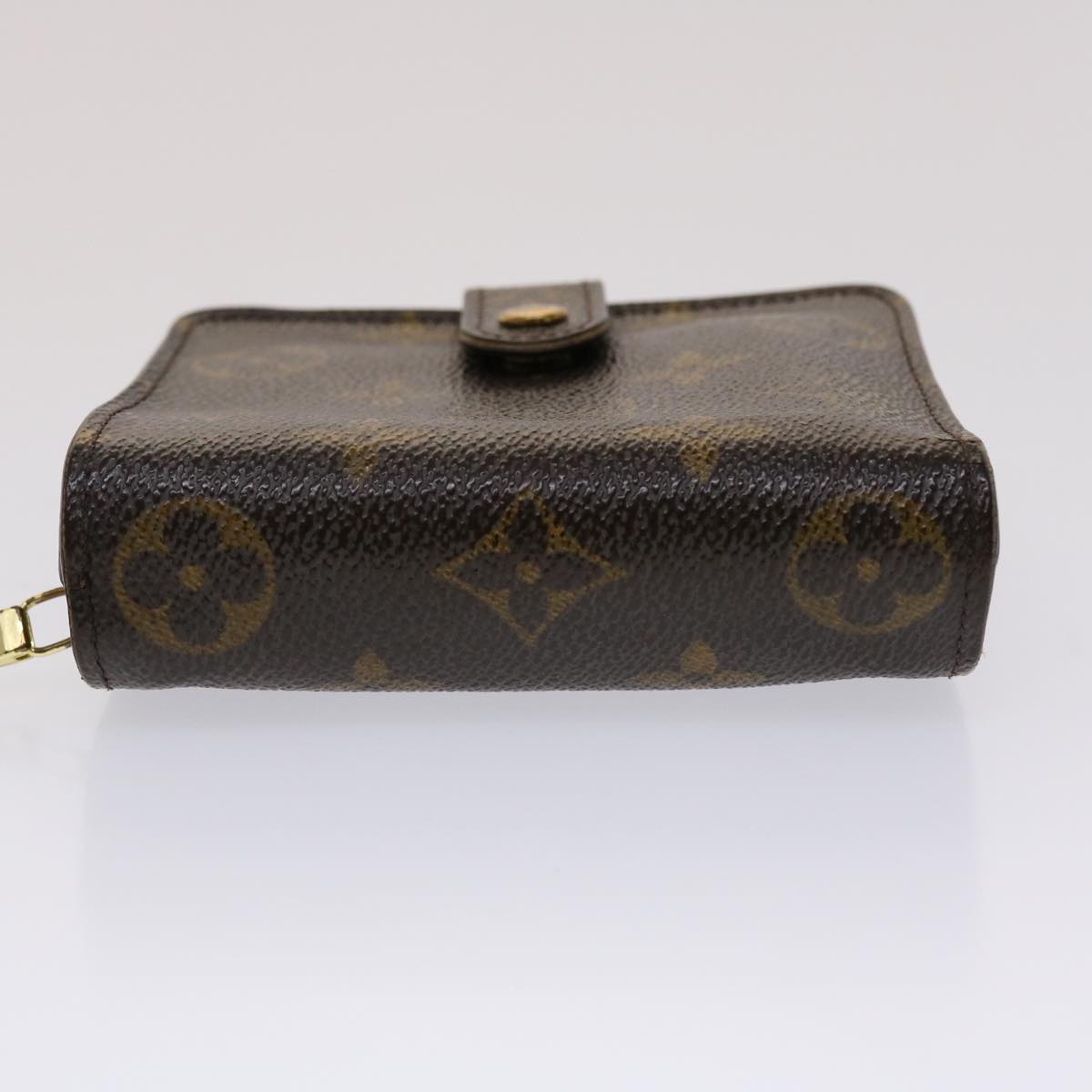 LOUIS VUITTON Monogram Compact Zip Wallet M61667 LV Auth 47161