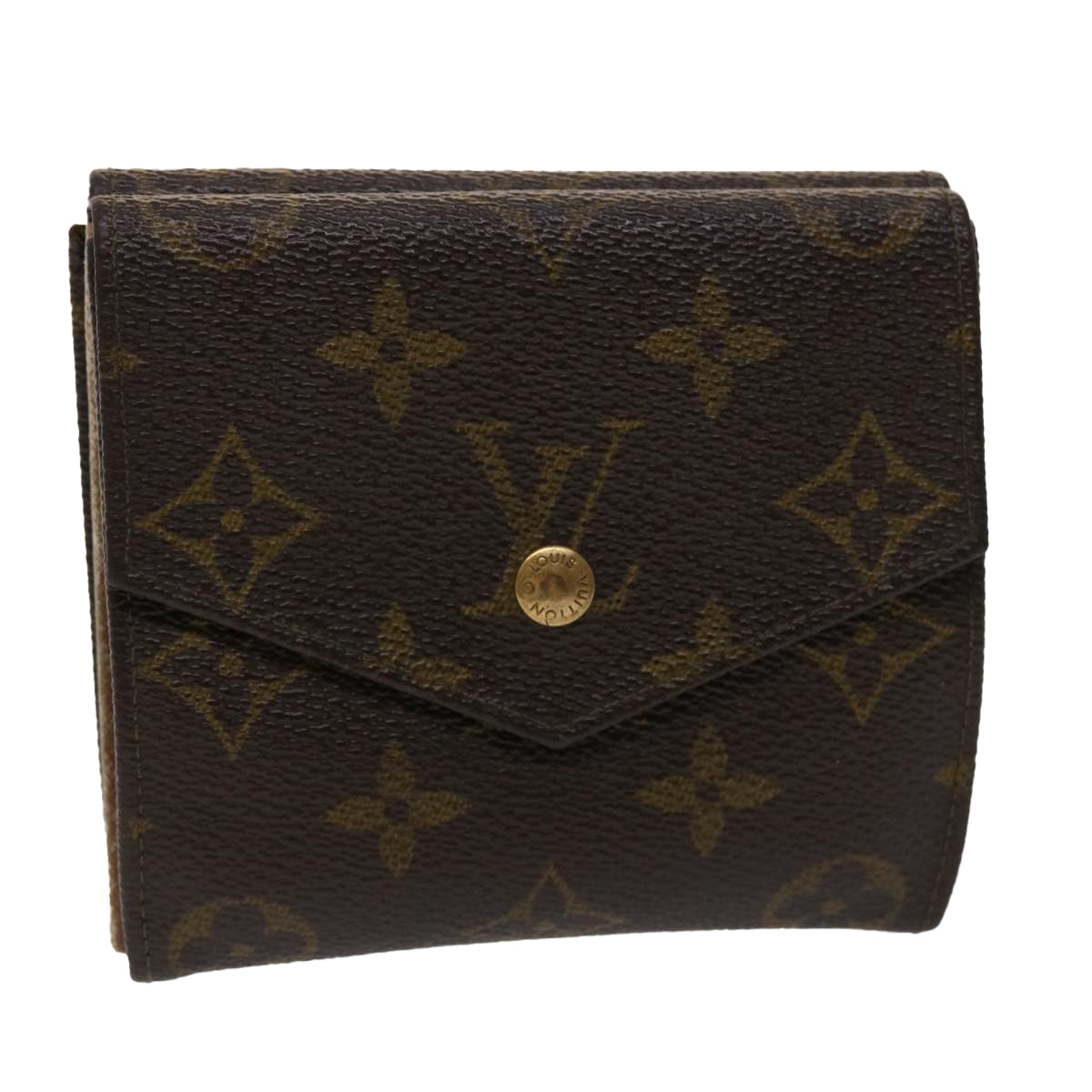 LOUIS VUITTON Monogram Wallet LV Auth 47196