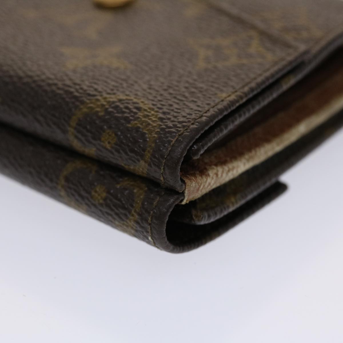 LOUIS VUITTON Monogram Wallet LV Auth 47196