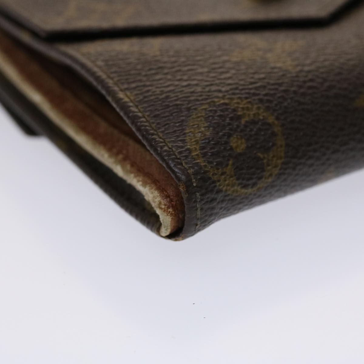 LOUIS VUITTON Monogram Wallet LV Auth 47196