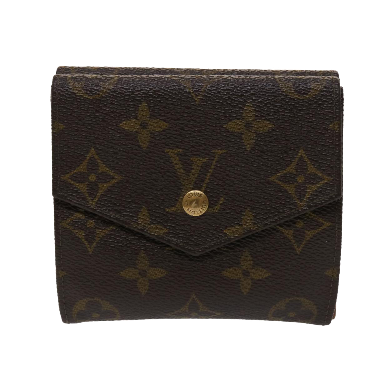 LOUIS VUITTON Monogram Wallet LV Auth 47196