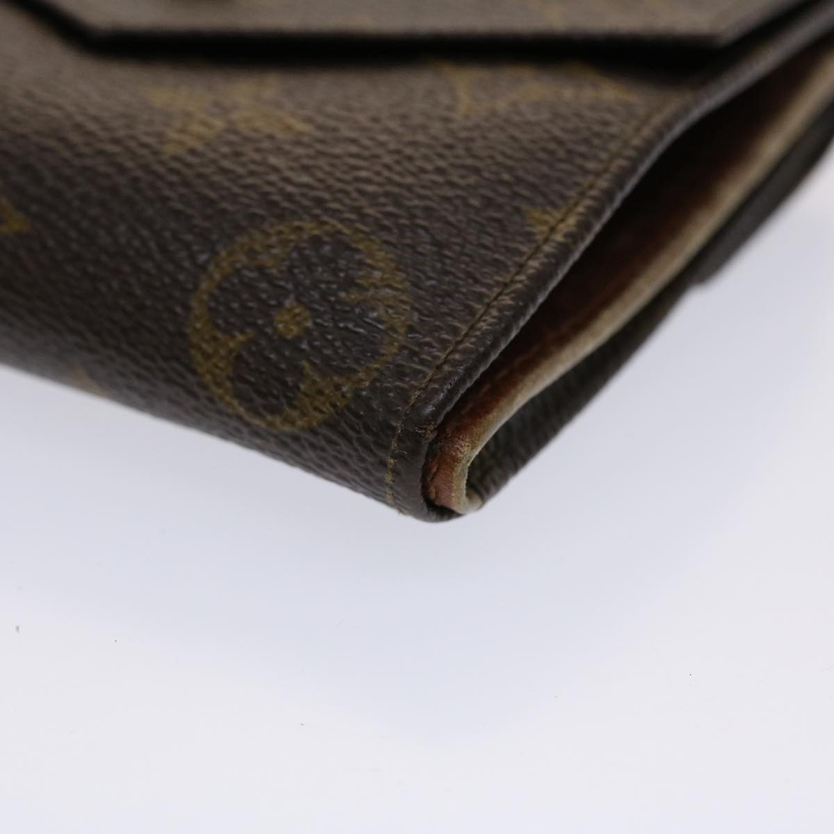 LOUIS VUITTON Monogram Wallet LV Auth 47196