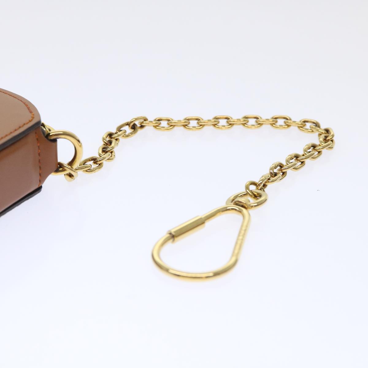 LOUIS VUITTON Catgram Chain Micro Powat Chapeau Coin Purse M63886 LV Auth 47211A