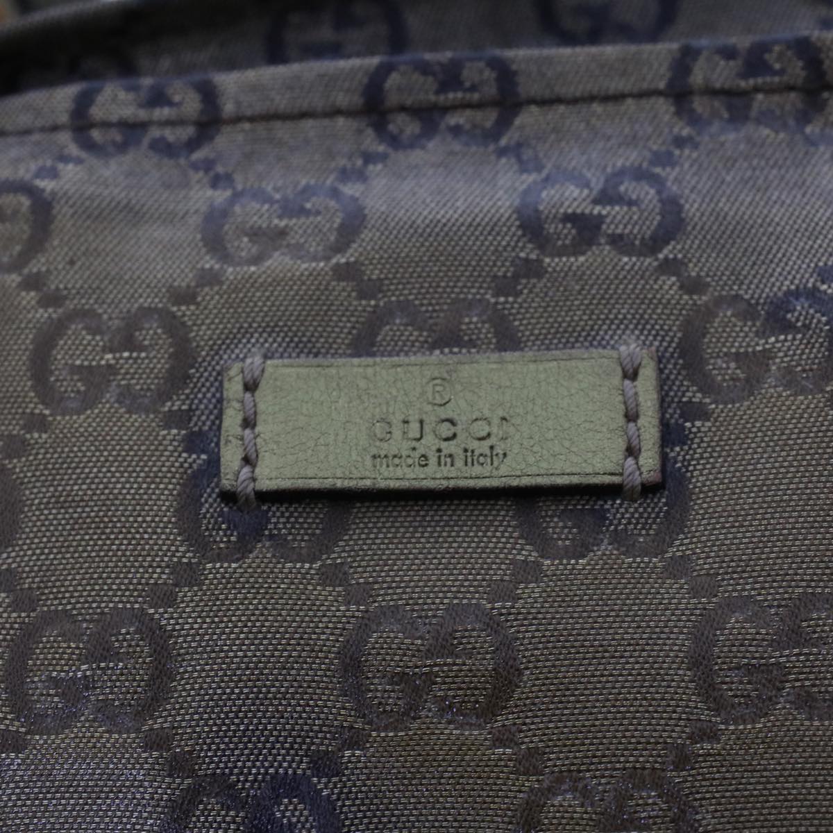 GUCCI GG Canvas Shoulder Bag Beige 131228 Auth 47214