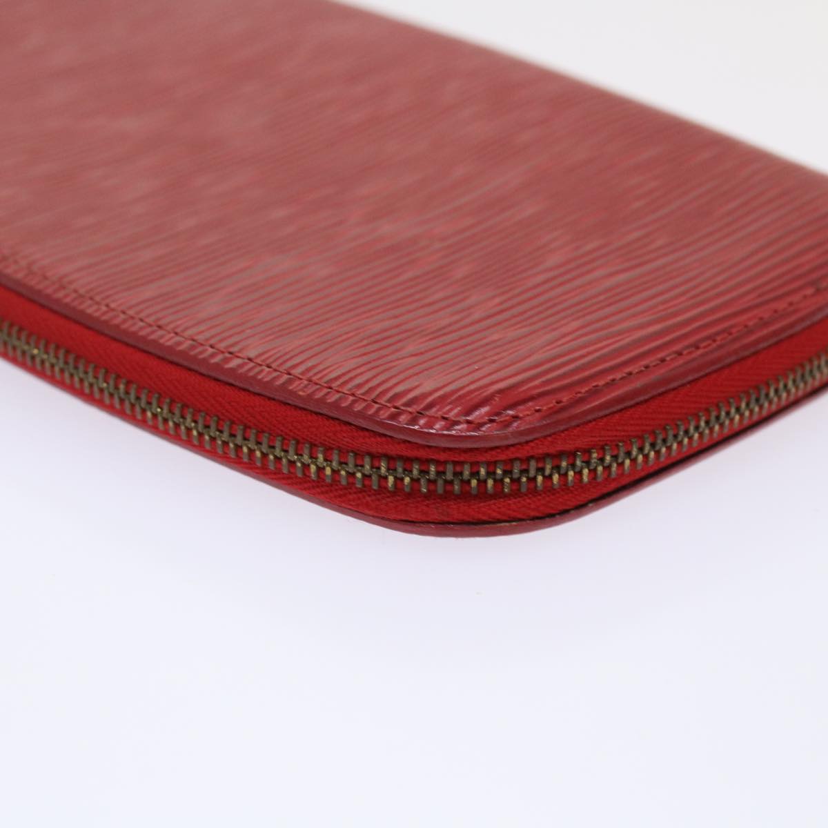 LOUIS VUITTON Epi Agenda Geode Wallet Red M63877 LV Auth 47234