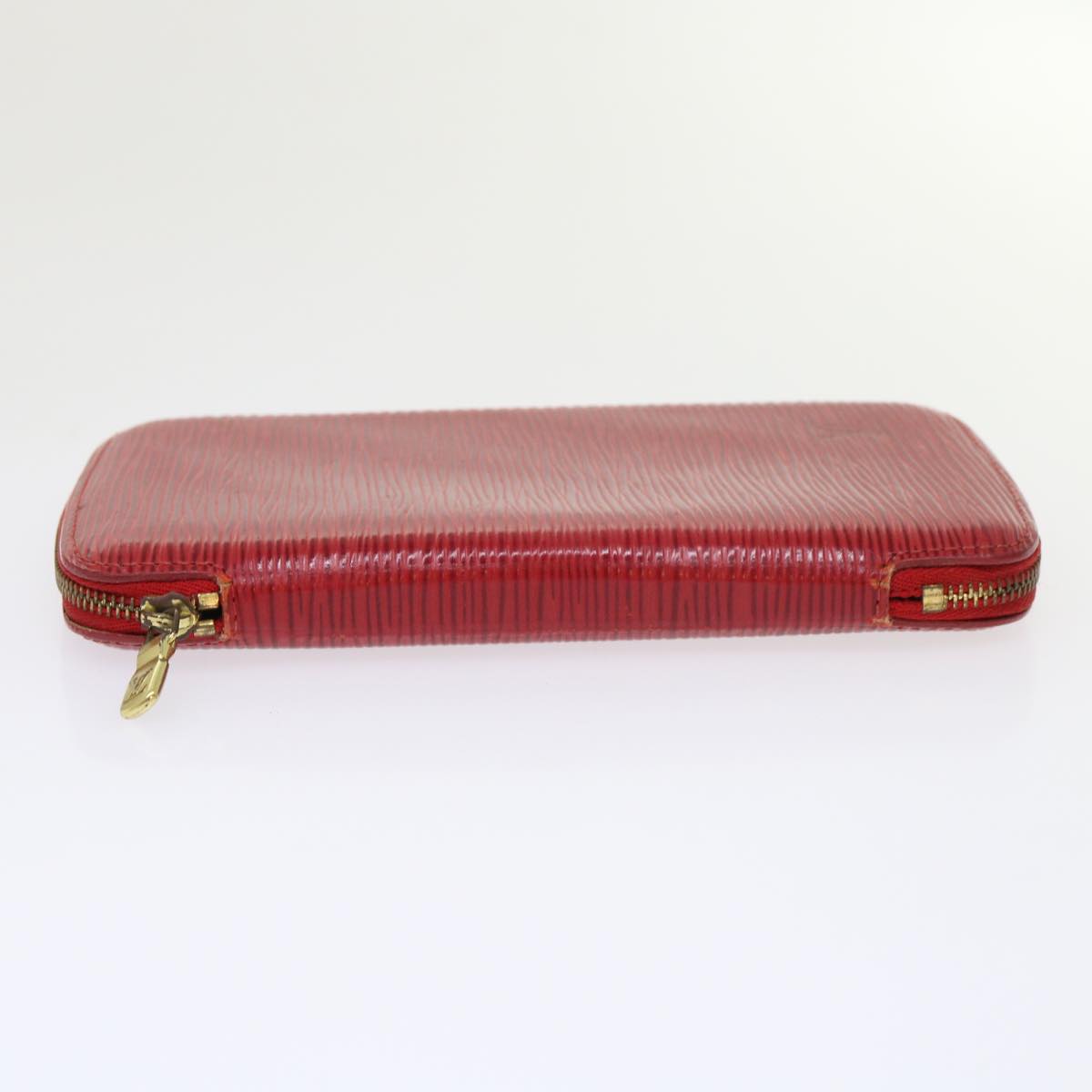 LOUIS VUITTON Epi Agenda Geode Wallet Red M63877 LV Auth 47234