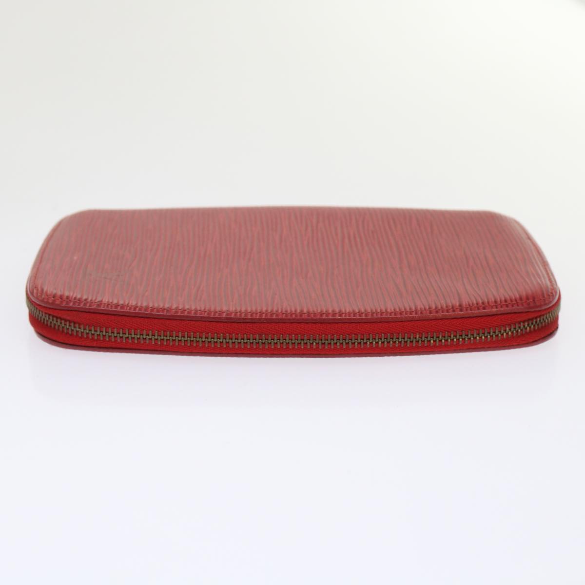 LOUIS VUITTON Epi Agenda Geode Wallet Red M63877 LV Auth 47234