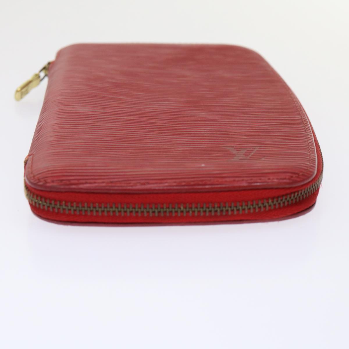 LOUIS VUITTON Epi Agenda Geode Wallet Red M63877 LV Auth 47234