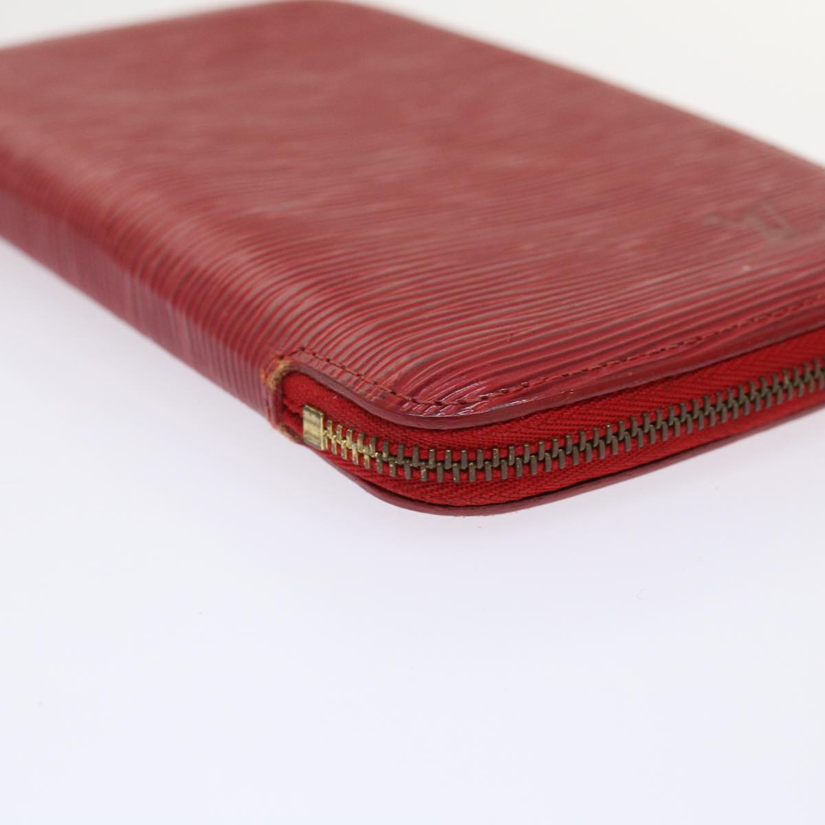 LOUIS VUITTON Epi Agenda Geode Wallet Red M63877 LV Auth 47234