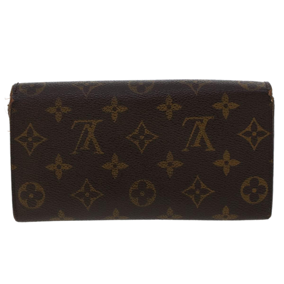 LOUIS VUITTON Monogram Portefeuille Sarah Long Wallet M60531 LV Auth 47299