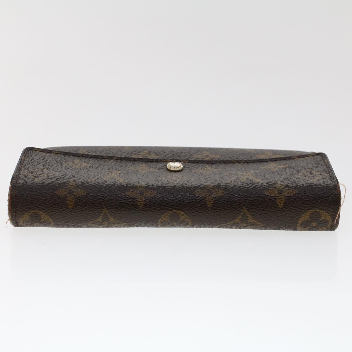 LOUIS VUITTON Monogram Portefeuille Sarah Long Wallet M60531 LV Auth 47299