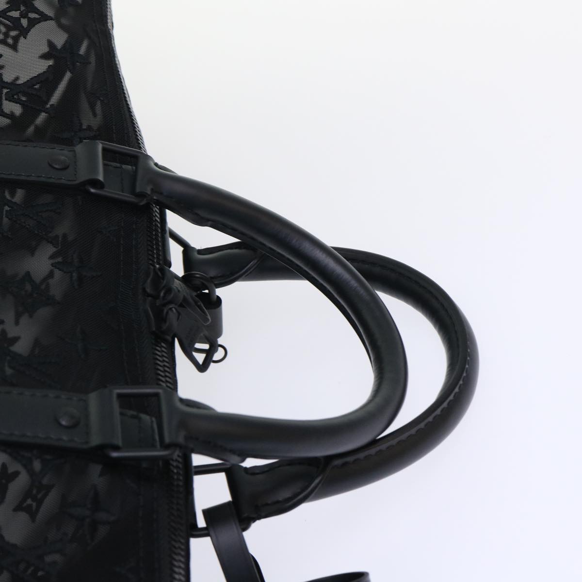 LOUIS VUITTON Monogram See Through Keepall Bandouliere 50 M53971 LV Auth 47400S