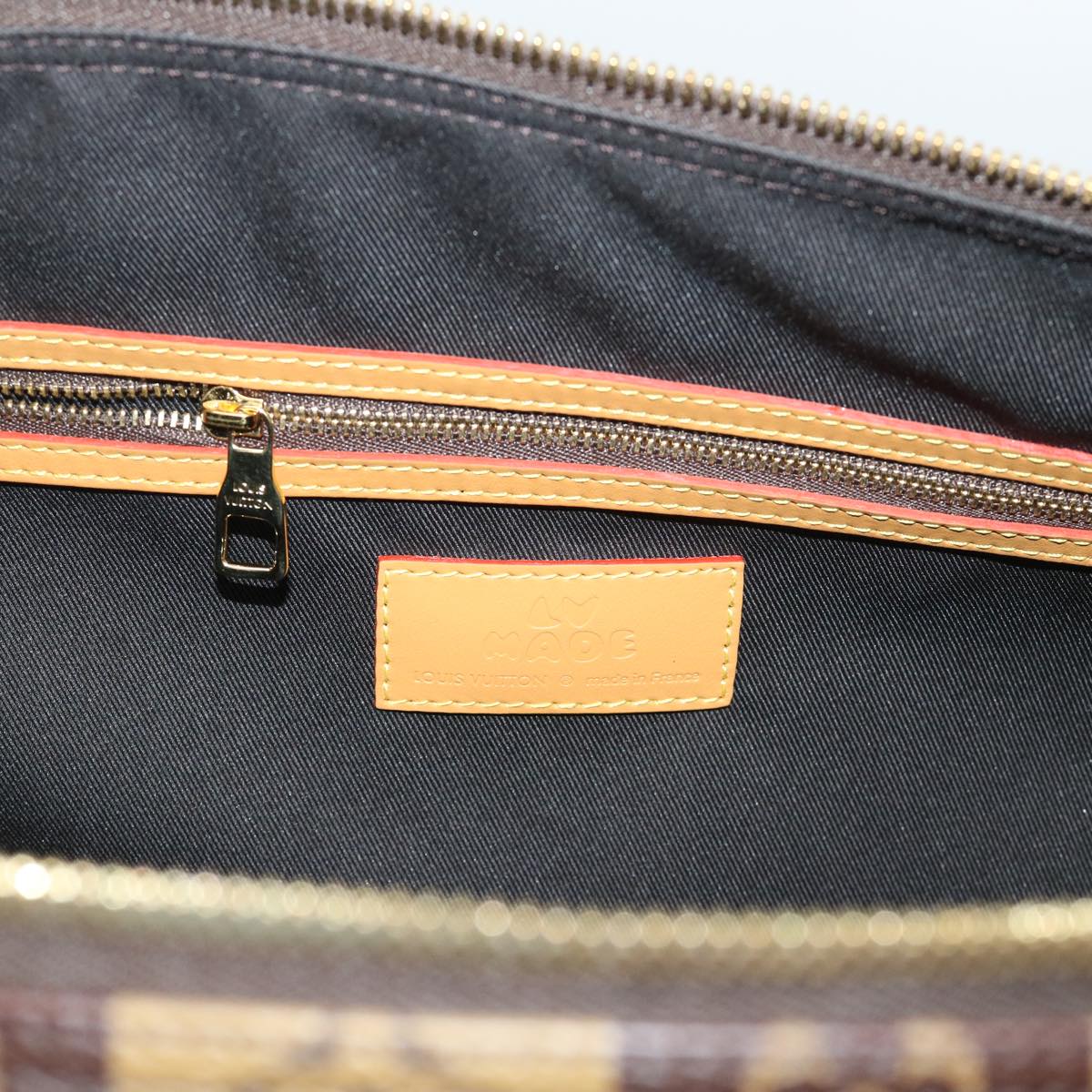 LOUIS VUITTON Monogram Stripe Keepall Bandouliere 50 Bag M45967 LV Auth 47401SM