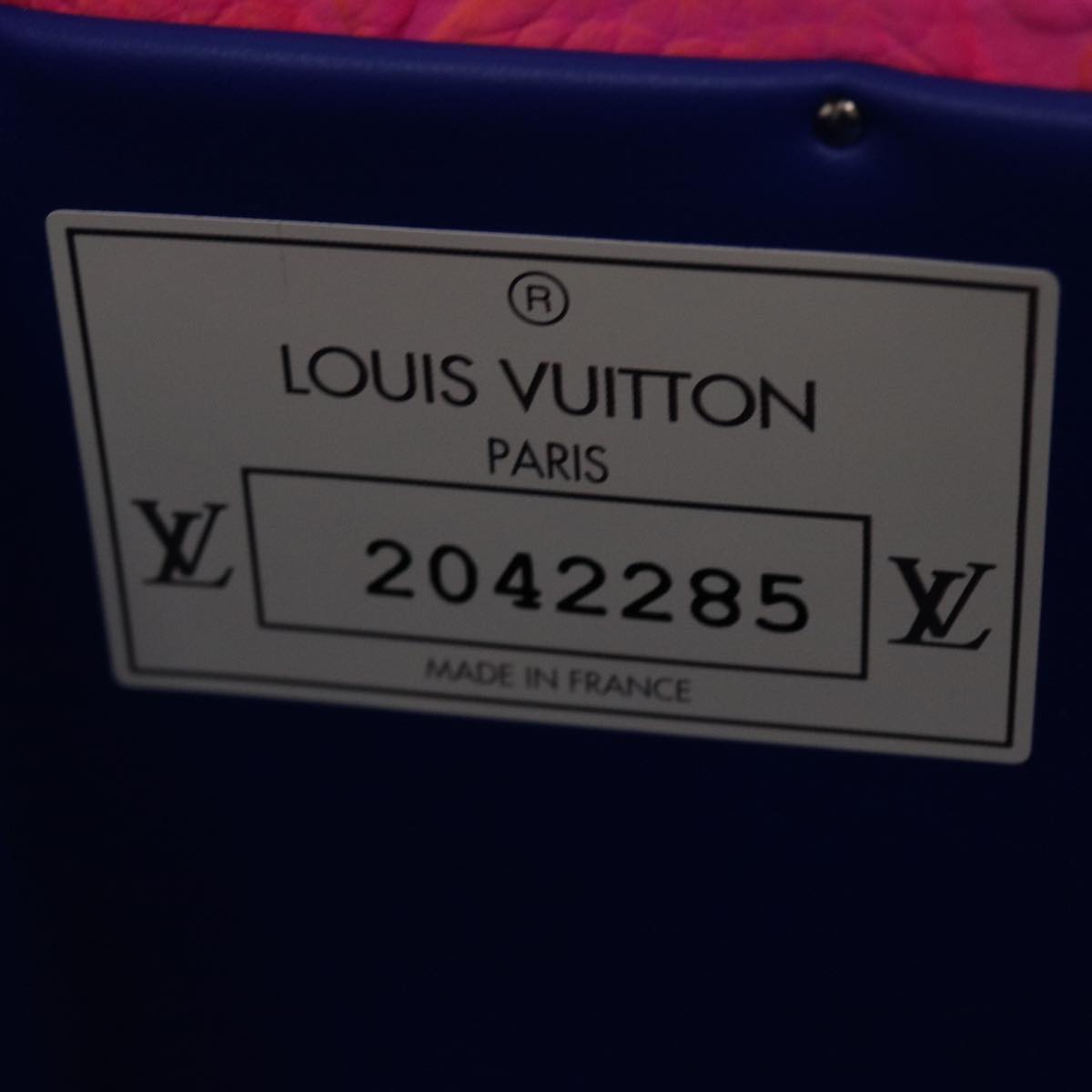 LOUIS VUITTON Monogram Taurillon Illusion Cotteville 40 Trunk M20477 Auth 47402A