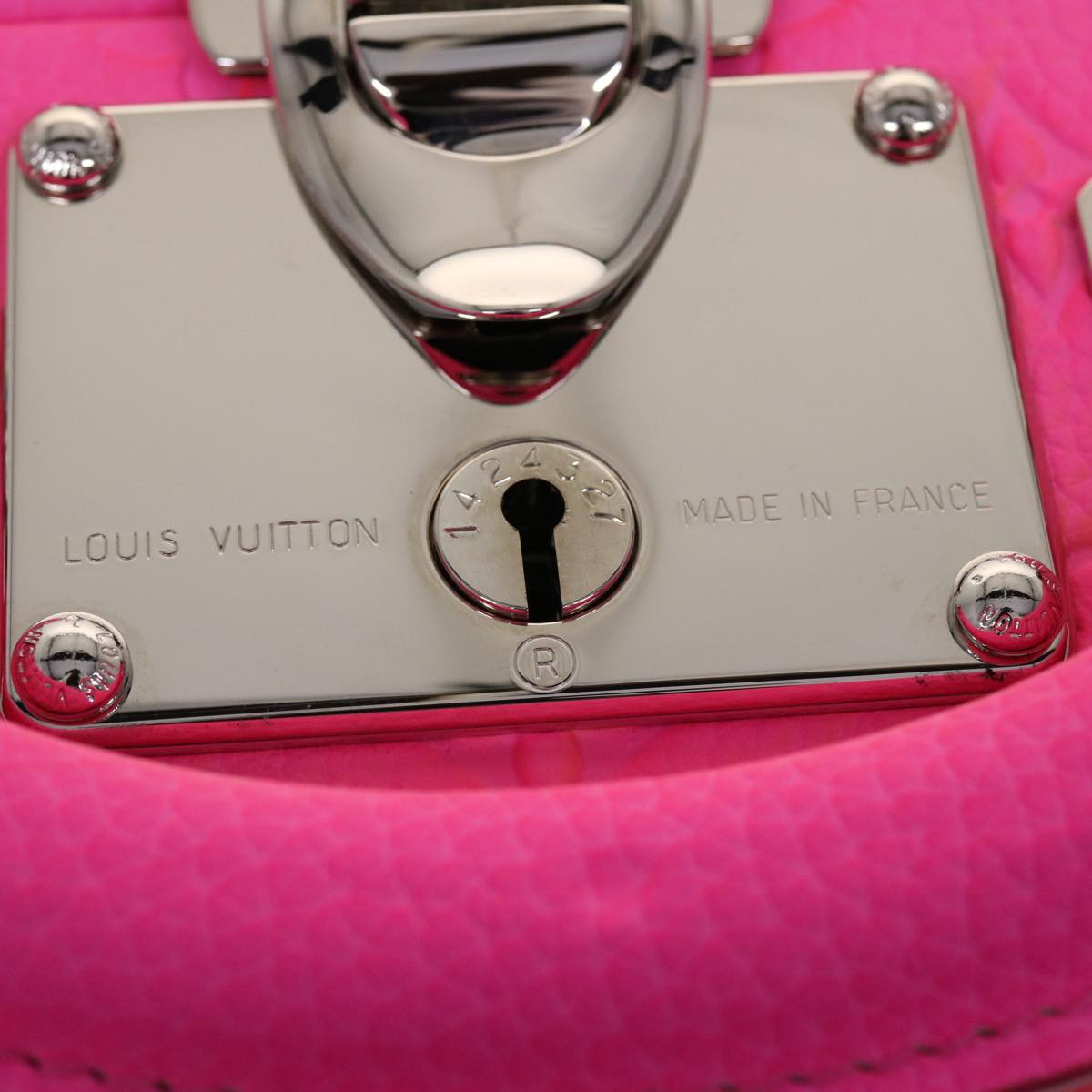 LOUIS VUITTON Monogram Taurillon Illusion Cotteville 40 Trunk M20477 Auth 47402SM