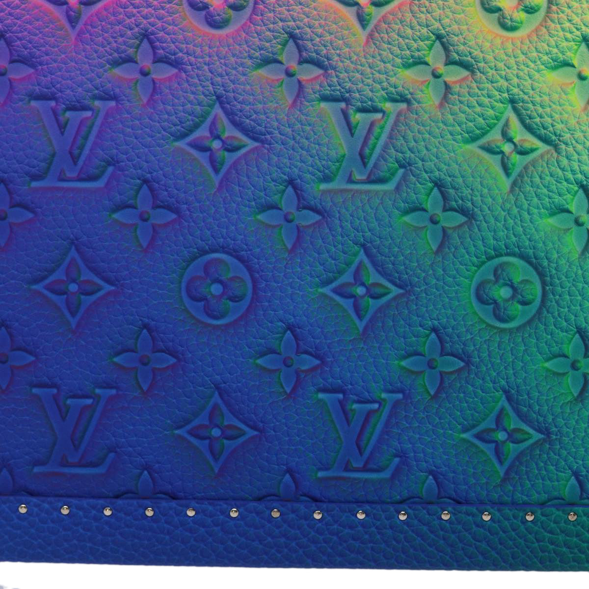 LOUIS VUITTON Monogram Taurillon Illusion Cotteville 40 Trunk M20477 Auth 47402SM