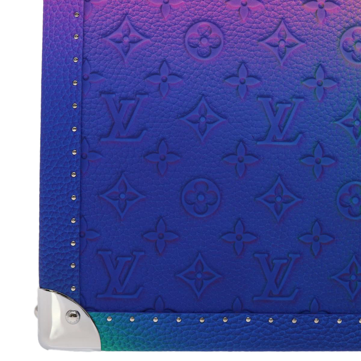 LOUIS VUITTON Monogram Taurillon Illusion Cotteville 40 Trunk M20477 Auth 47402SM