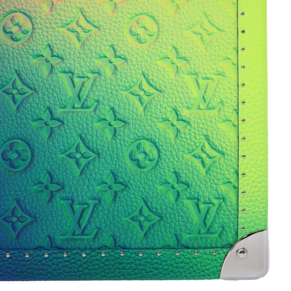 LOUIS VUITTON Monogram Taurillon Illusion Cotteville 40 Trunk M20477 Auth 47402SM
