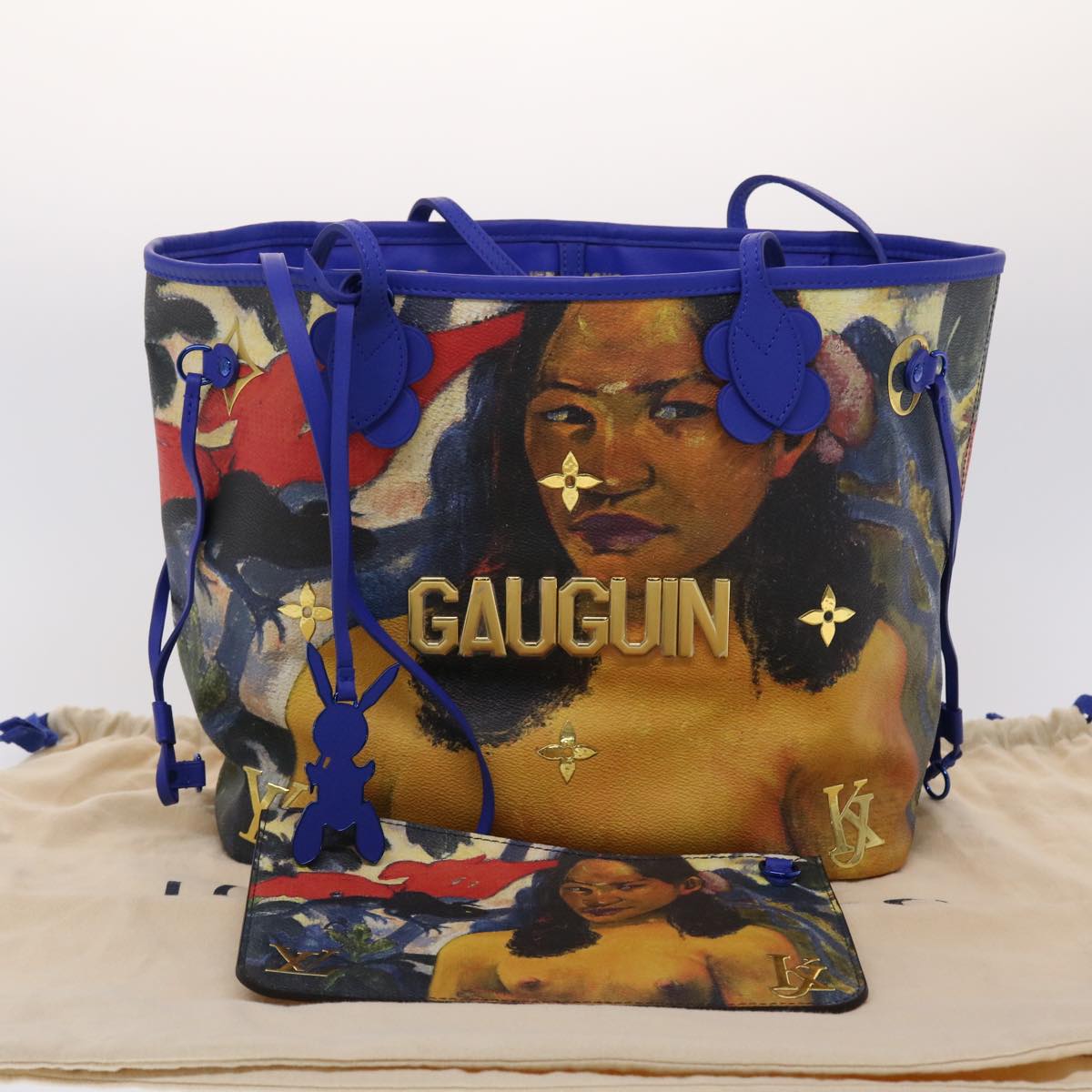 LOUIS VUITTON Masters Collection GAUGUIN Neverfull MM Bag M43359 LV Auth 47431SM