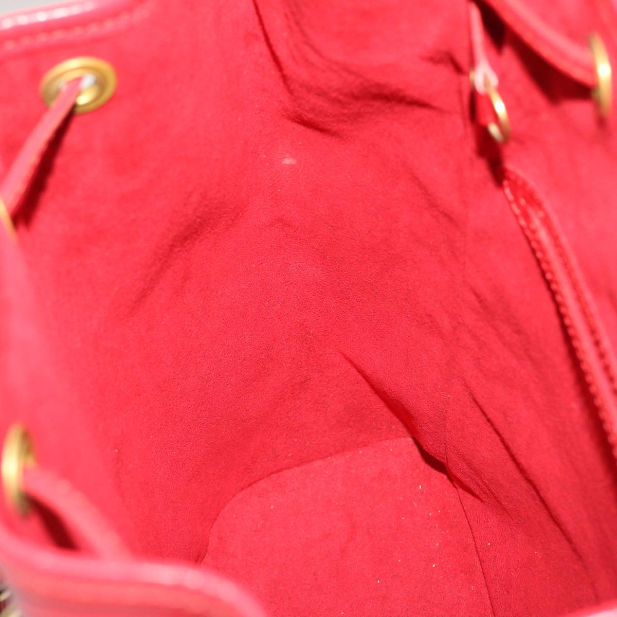 LOUIS VUITTON Epi Montsouris MM Backpack Monaco 700th Red LV Auth 47479