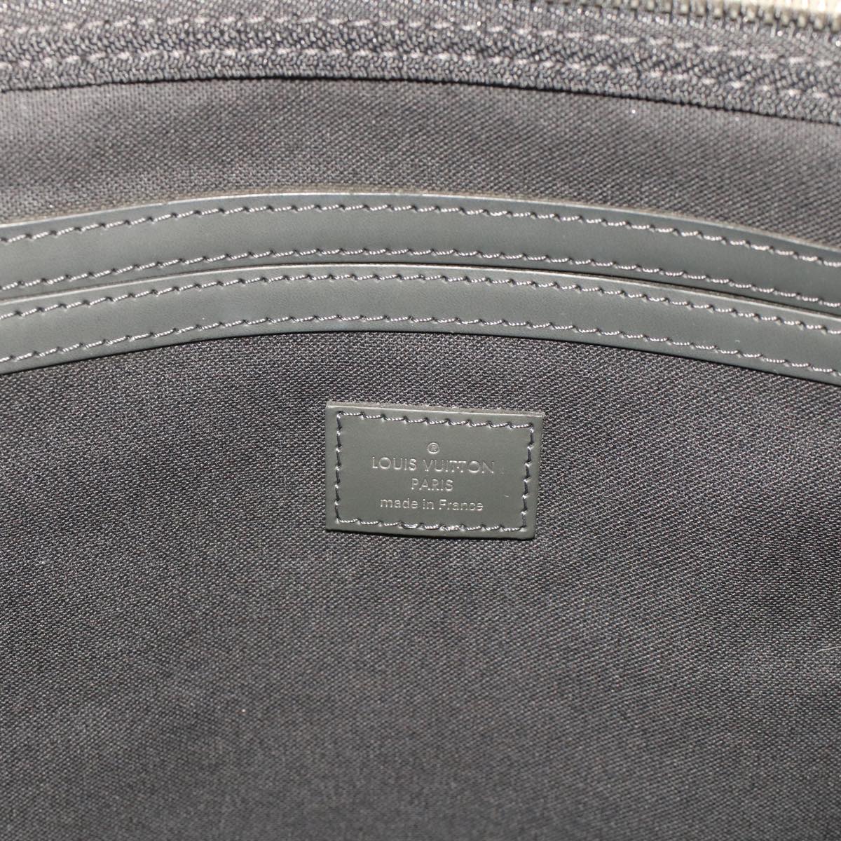 LOUIS VUITTON Damier Graphite Keepall Bandouliere 55 Bag N41413 LV Auth 47480A