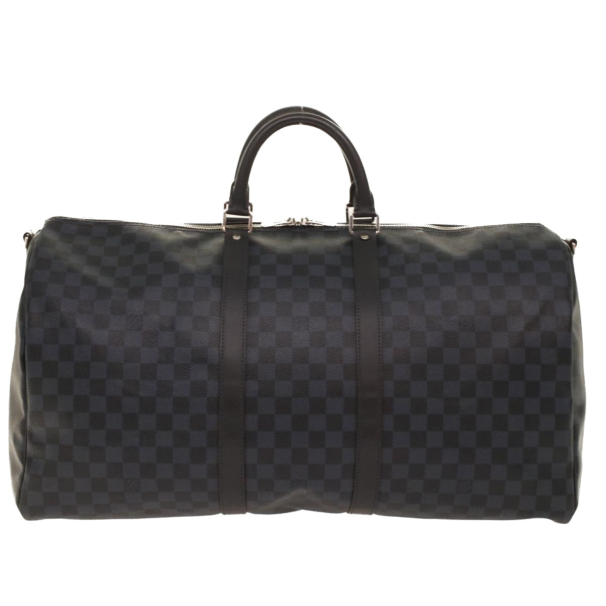 LOUIS VUITTON Damier Graphite Keepall Bandouliere 55 Bag N41413 LV Auth 47480A