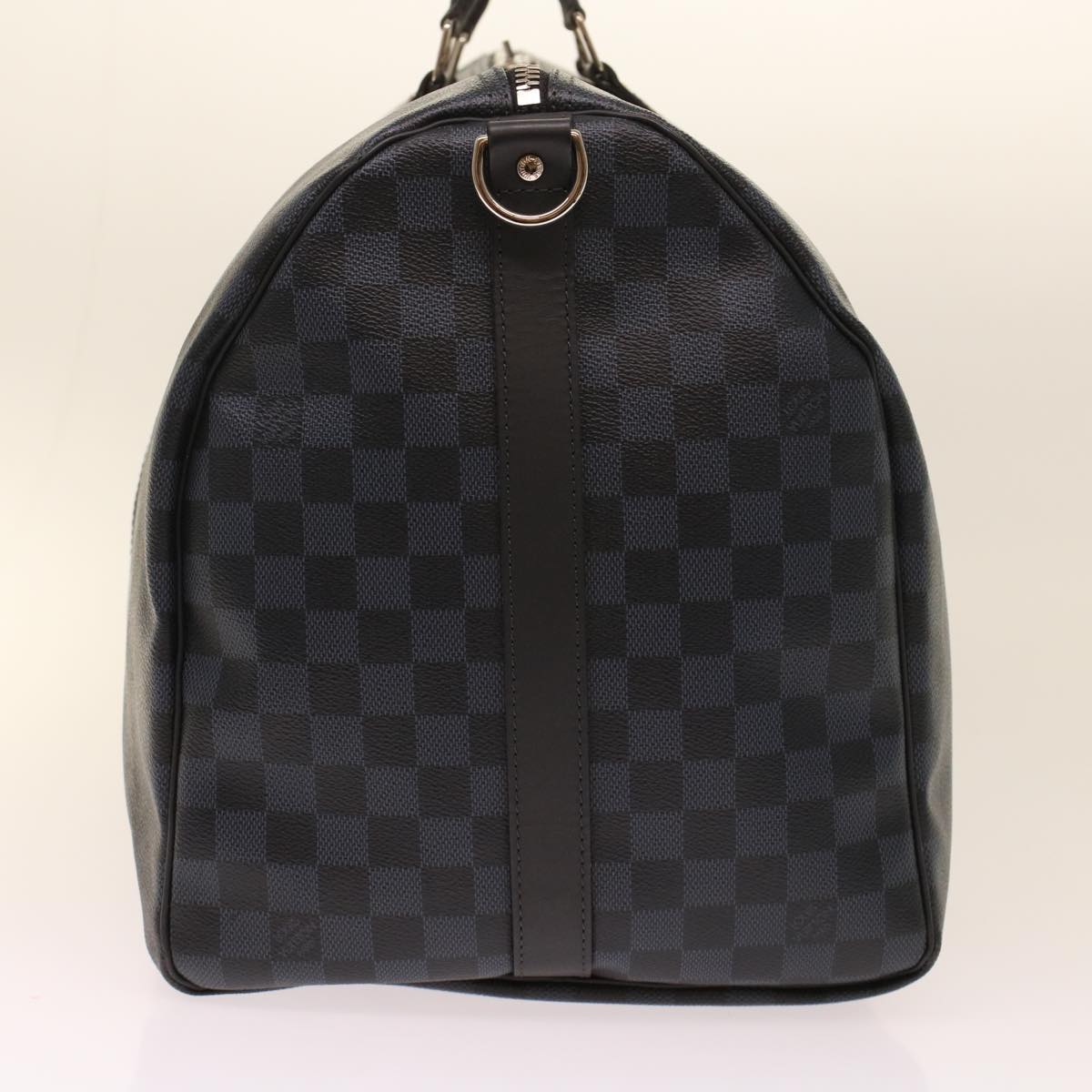 LOUIS VUITTON Damier Graphite Keepall Bandouliere 55 Bag N41413 LV Auth 47480A