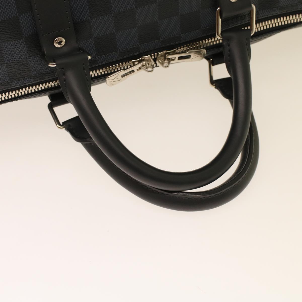 LOUIS VUITTON Damier Graphite Keepall Bandouliere 55 Bag N41413 LV Auth 47480A