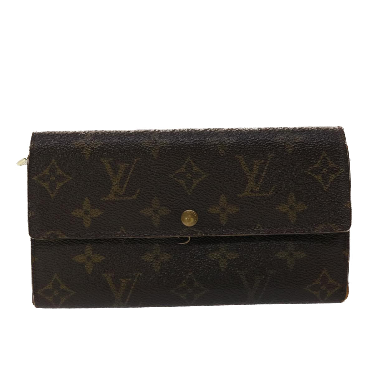 LOUIS VUITTON Monogram Portefeuille Sarah Long Wallet M62137 LV Auth 47504