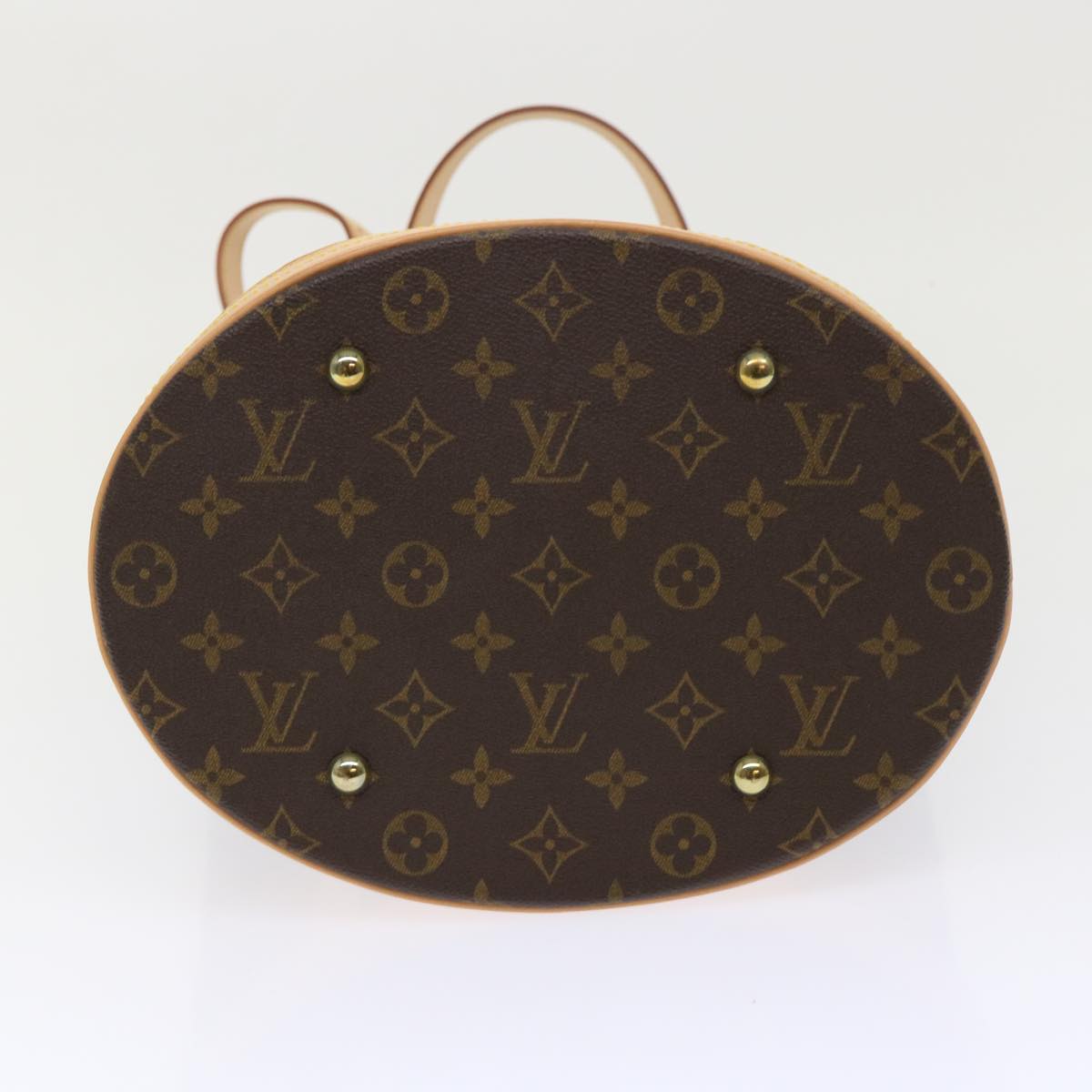 LOUIS VUITTON Monogram Bucket GM Shoulder Bag M42236 LV Auth 47587V