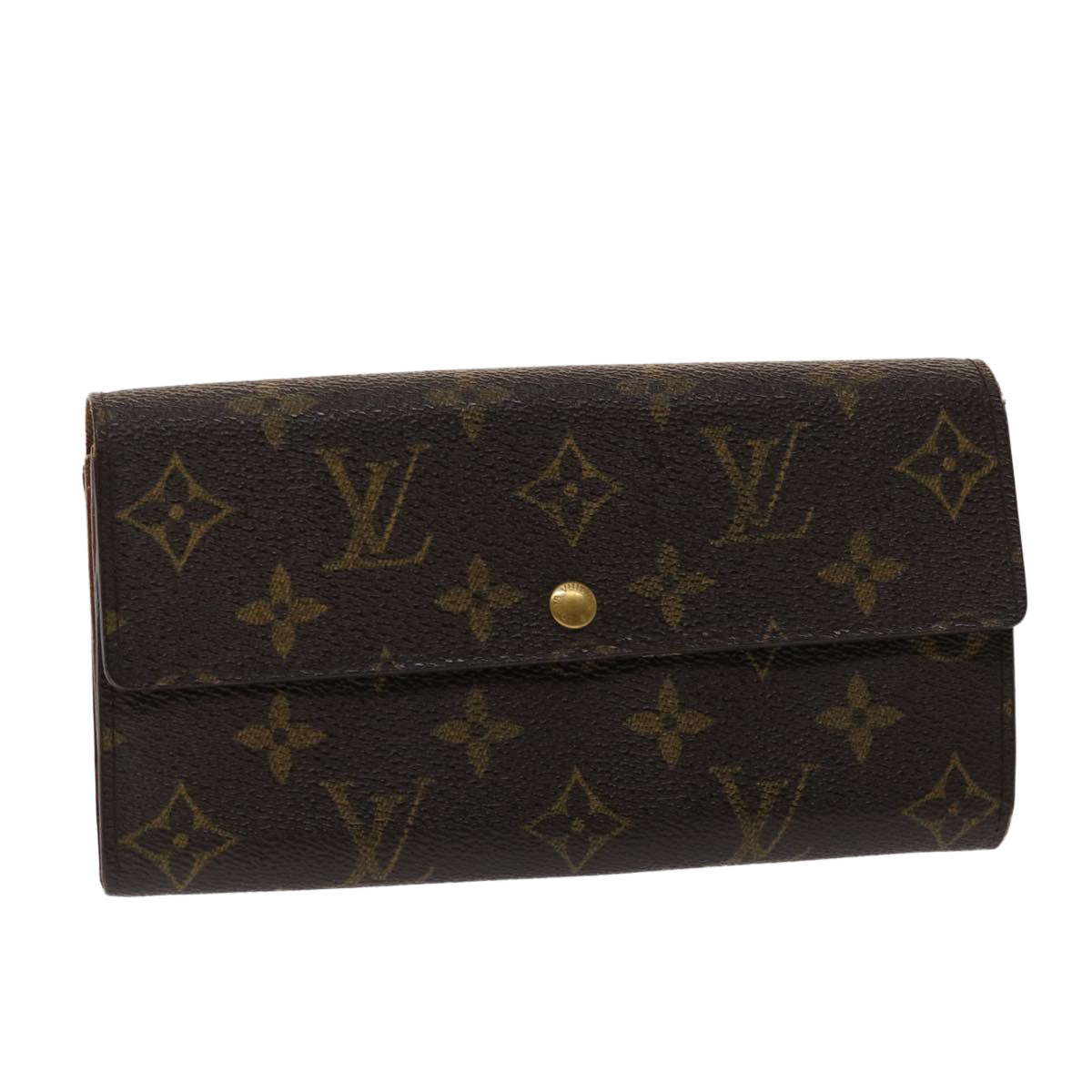 LOUIS VUITTON Monogram Portefeuille Sarah Long Wallet M62137 LV Auth 47668