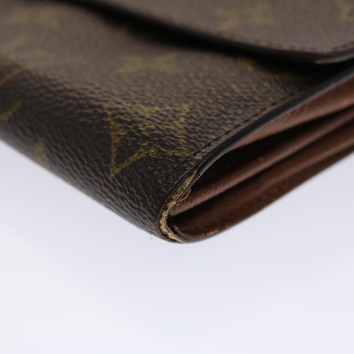 LOUIS VUITTON Monogram Portefeuille Sarah Long Wallet M62137 LV Auth 47668