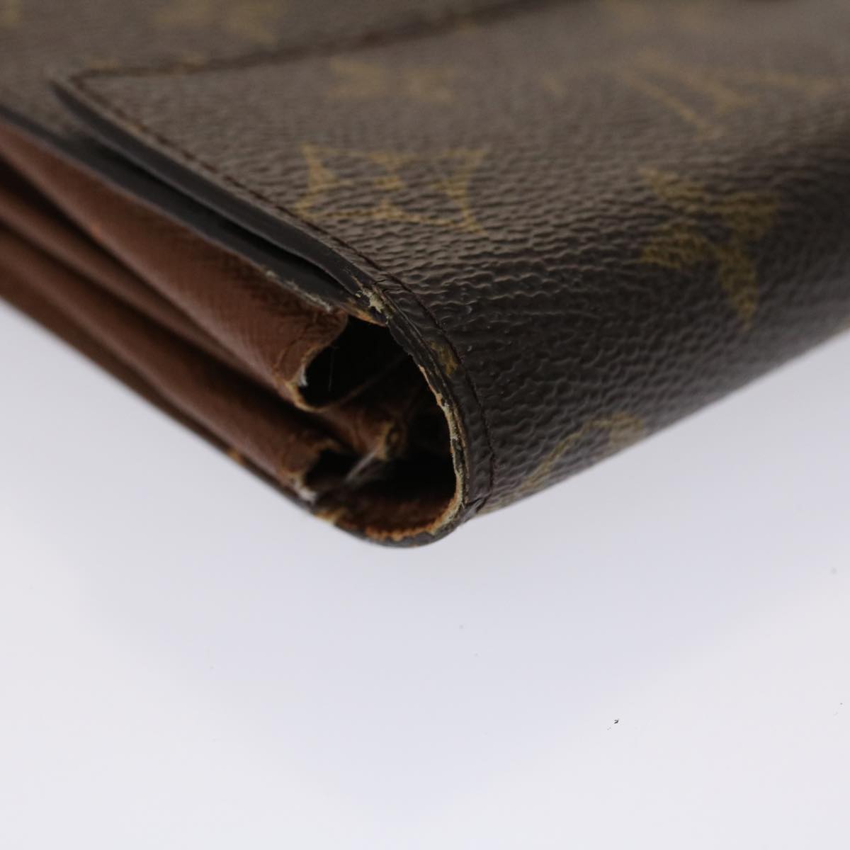 LOUIS VUITTON Monogram Portefeuille Sarah Long Wallet M62137 LV Auth 47668