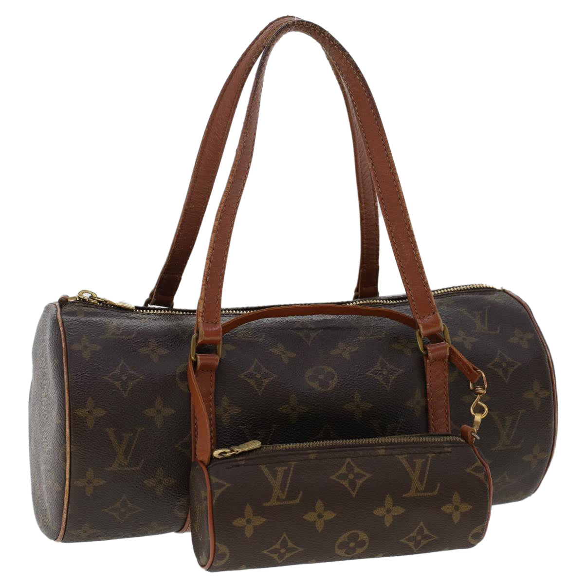 LOUIS VUITTON Monogram Papillon 30 Hand Bag M51385 LV Auth 47711