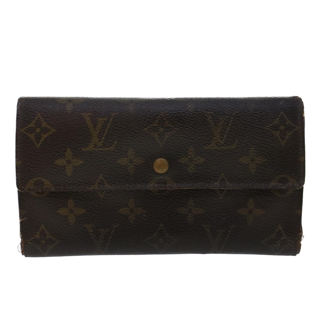 LOUIS VUITTON Monogram Wallet 4Set LV Auth 47793