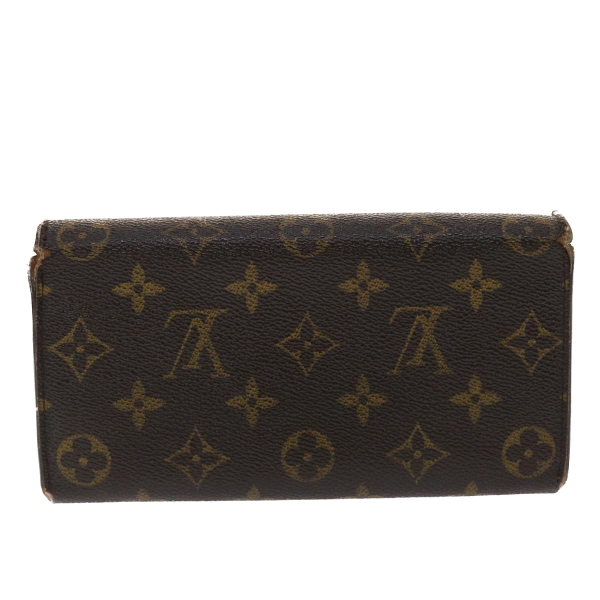 LOUIS VUITTON Monogram Portefeuille Sarah Long Wallet M62137 LV Auth 47807