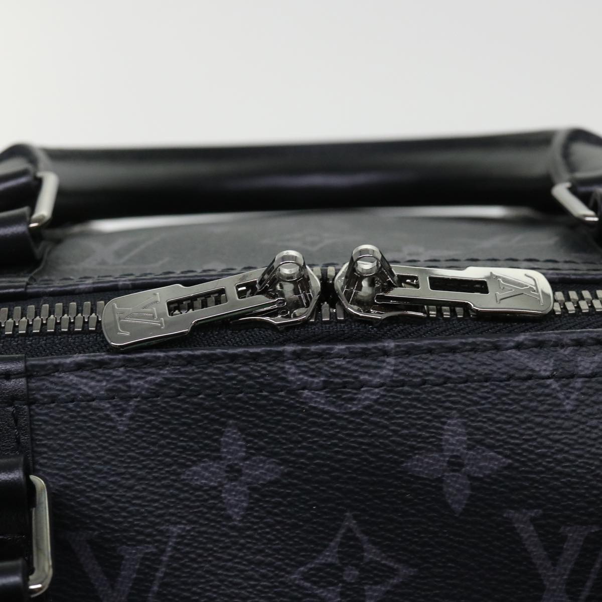 LOUIS VUITTON Eclipse Reverse Keepall Bandouliere 50 Bag M45392 LV Auth 47830S