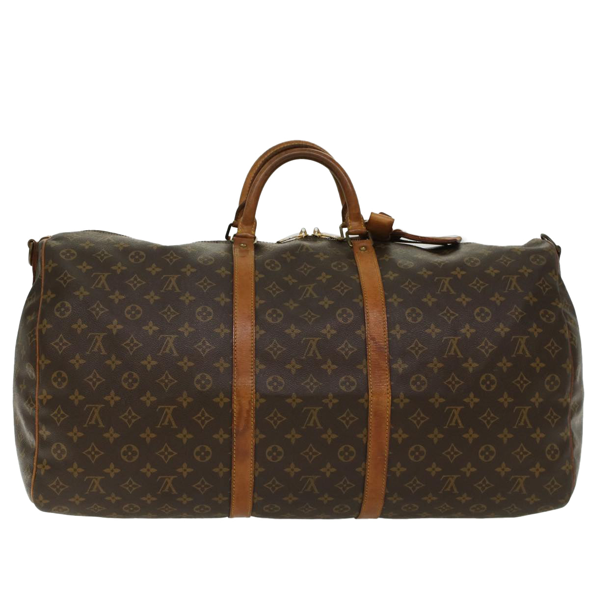 LOUIS VUITTON Monogram Keepall Bandouliere 60 Boston Bag M41412 LV Auth 47842