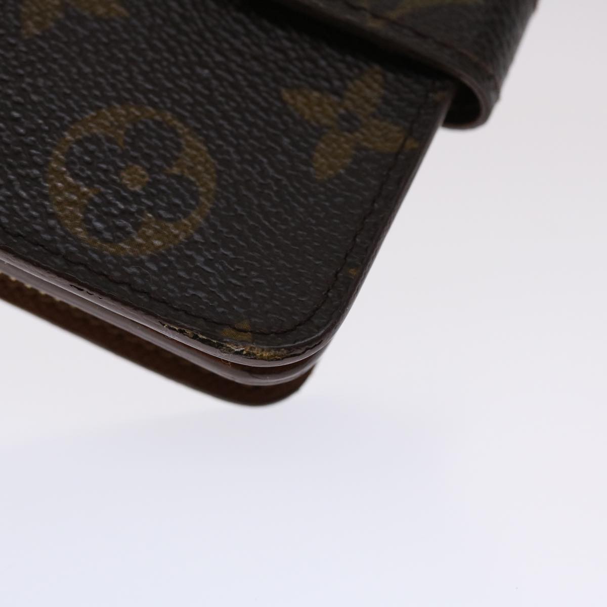 LOUIS VUITTON Monogram Compact Zip Wallet M61667 LV Auth 47877