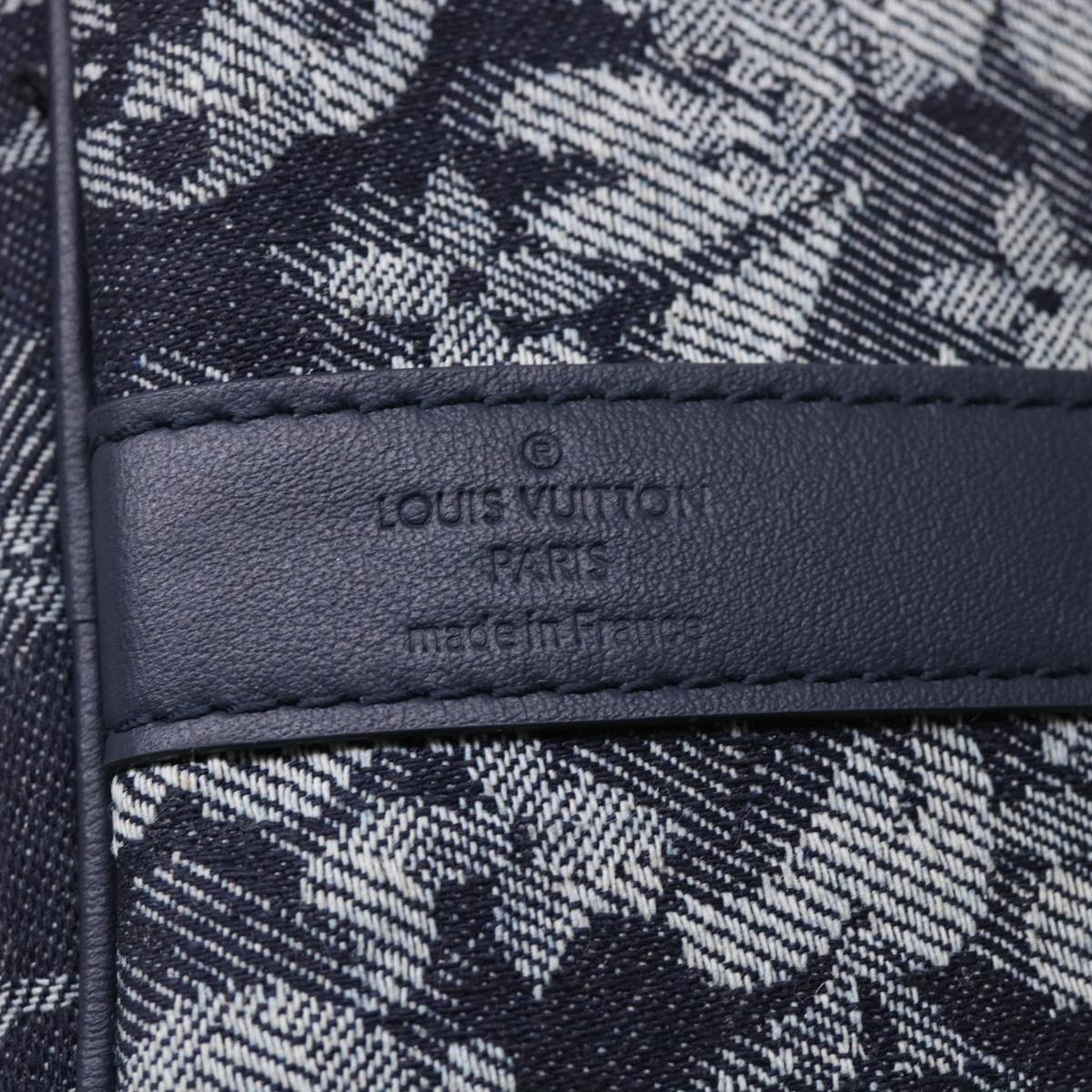 LOUIS VUITTON Monogram Tapestry Keepall Bandouliere 50 Boston M57285 Auth 48047S