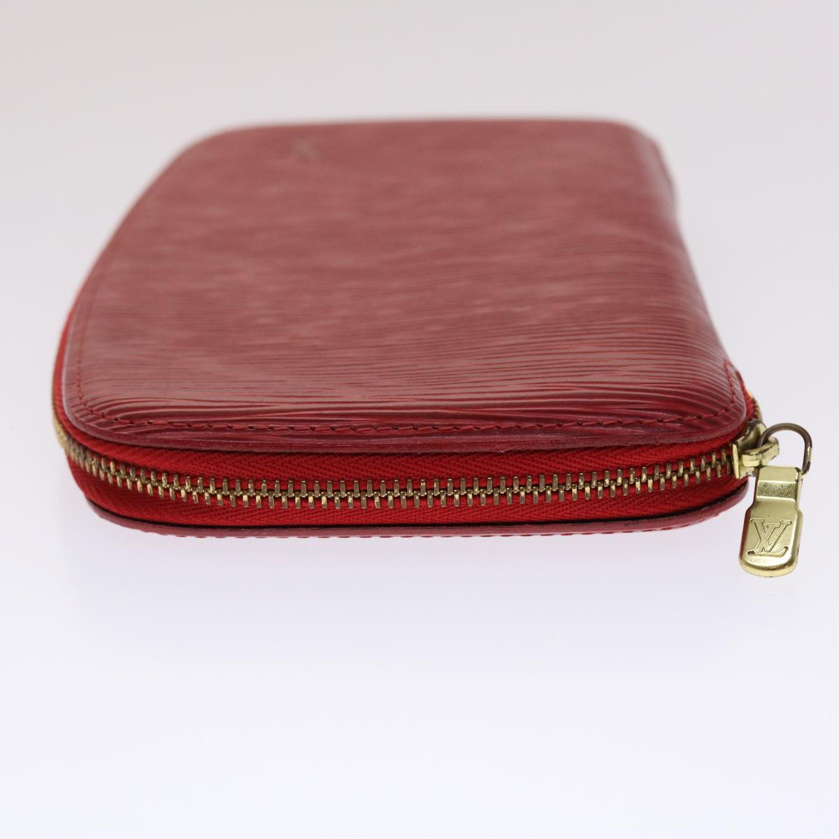 LOUIS VUITTON Epi Agenda Geode Wallet Red M63877 LV Auth 48055