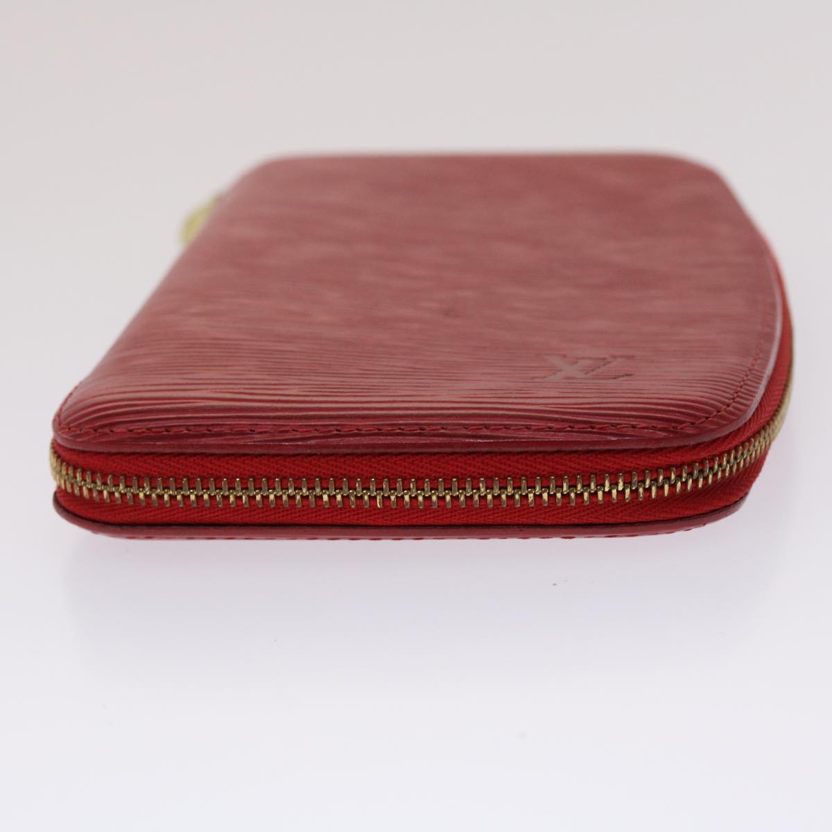 LOUIS VUITTON Epi Agenda Geode Wallet Red M63877 LV Auth 48055