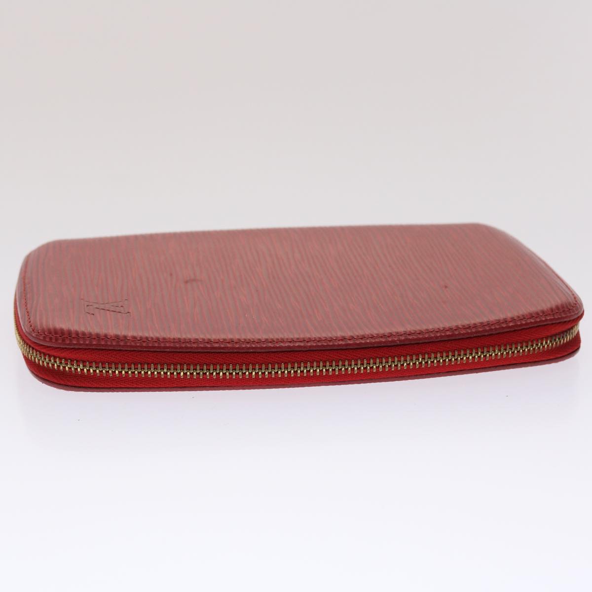 LOUIS VUITTON Epi Agenda Geode Wallet Red M63877 LV Auth 48055