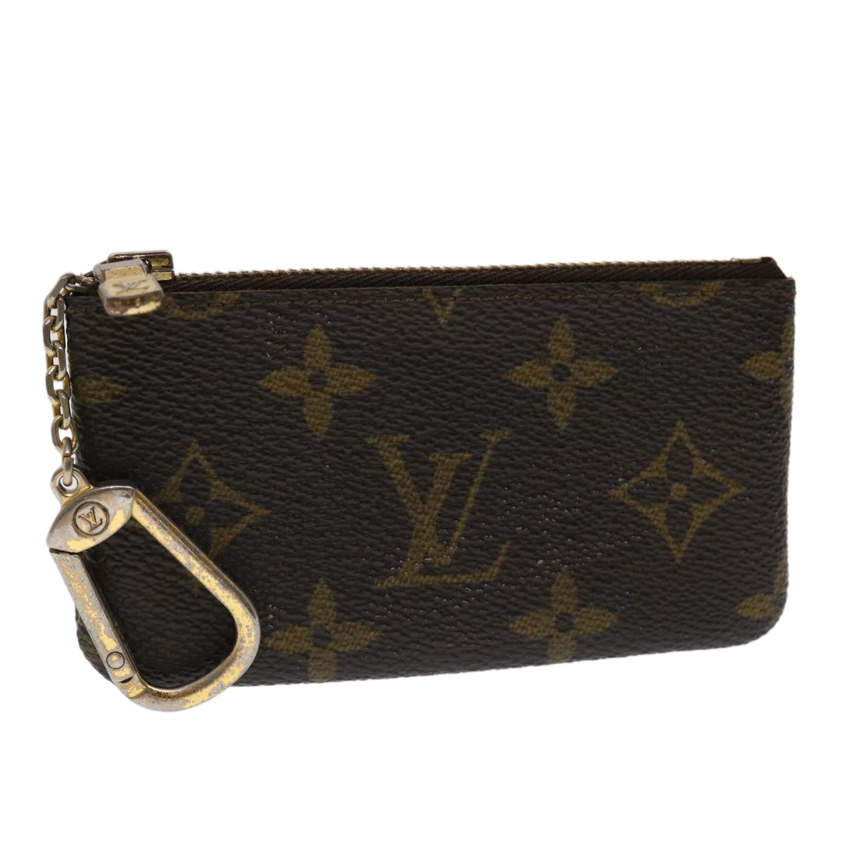 LOUIS VUITTON Monogram Pochette Cles Coin Purse M62650 LV Auth 48380