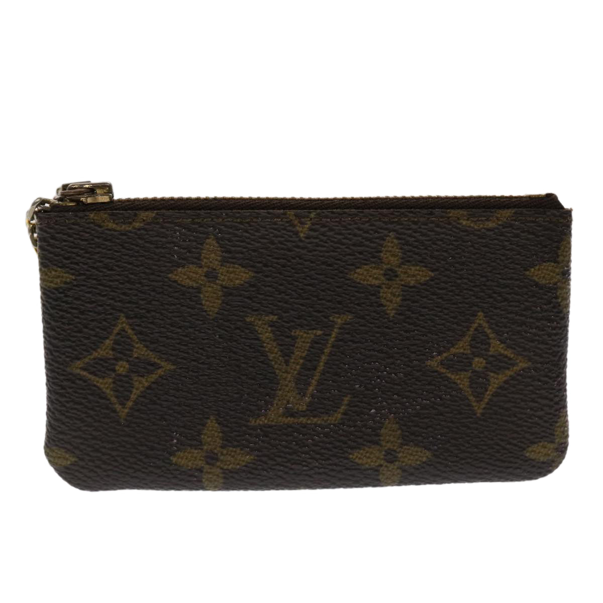 LOUIS VUITTON Monogram Pochette Cles Coin Purse M62650 LV Auth 48380