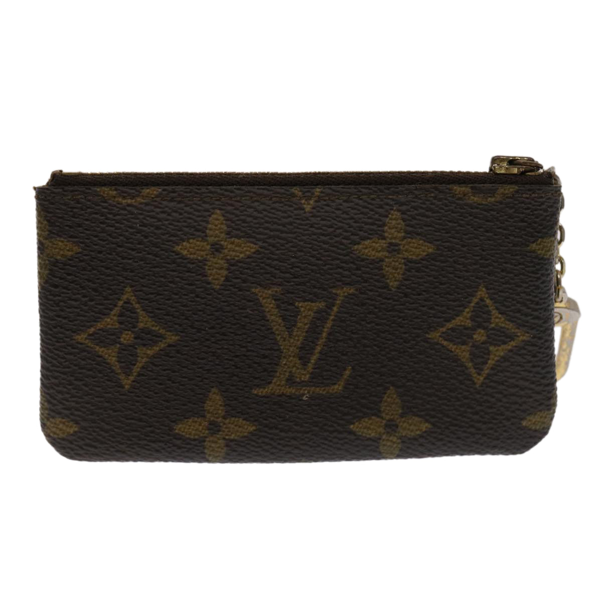 LOUIS VUITTON Monogram Pochette Cles Coin Purse M62650 LV Auth 48380